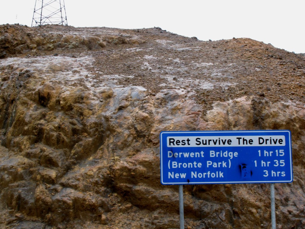 Deforested and mined land near Queenstown, Tasmania (© Vilis Nams)