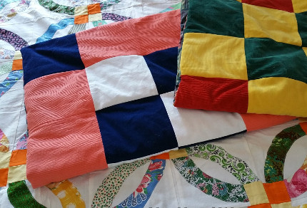 Love Your Planet: Repurpose Old Clothing: Repurpose old clothing into scrap quilts. (© Magi Nams)